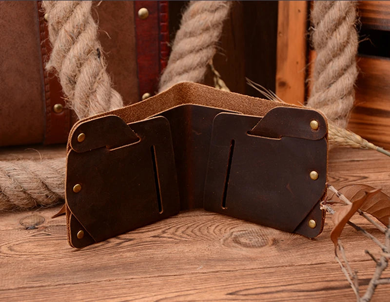 PUNK Genuine Leather Wallet