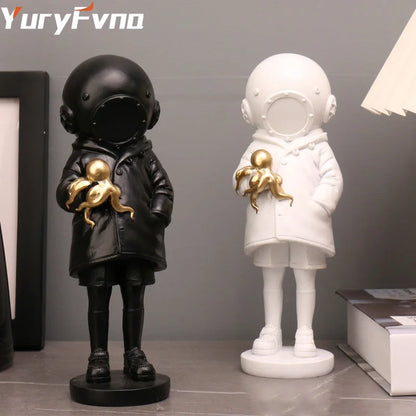 Banksy Diver Girl Statue