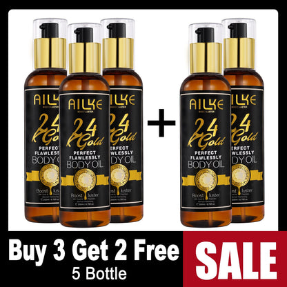 AILKE 24K Gold Flawlessly Skin Care Set