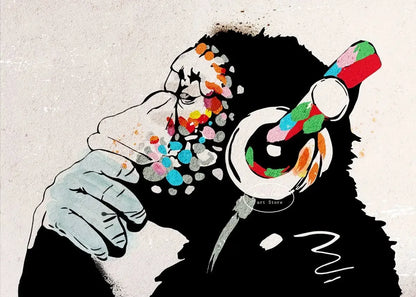 Classic Retro Wall Art Banksy