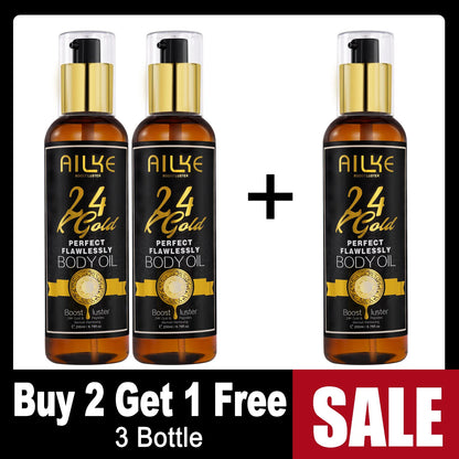 AILKE 24K Gold Flawlessly Skin Care Set