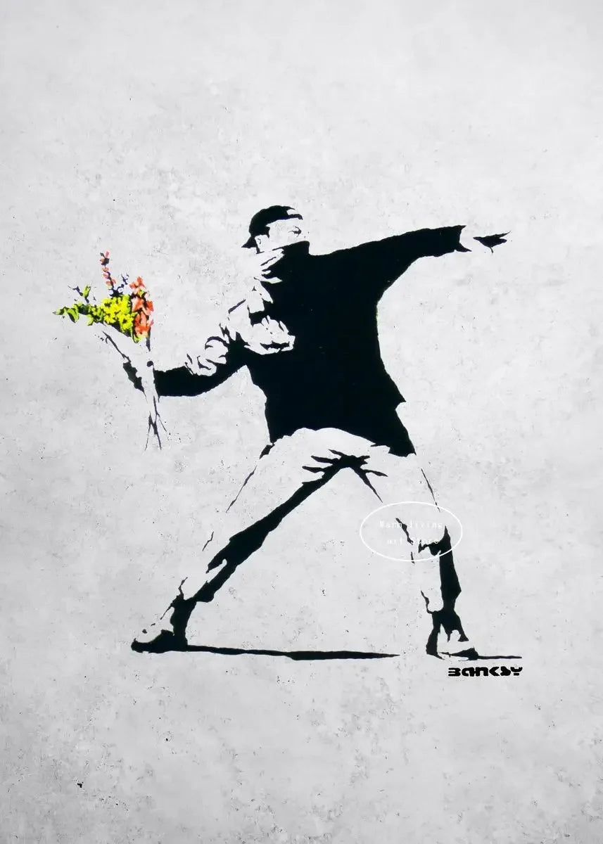 Classic Retro Wall Art Banksy