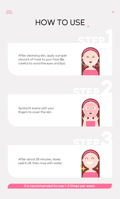 LAIKOU 24K Gold Sakura Peeling Face Mask