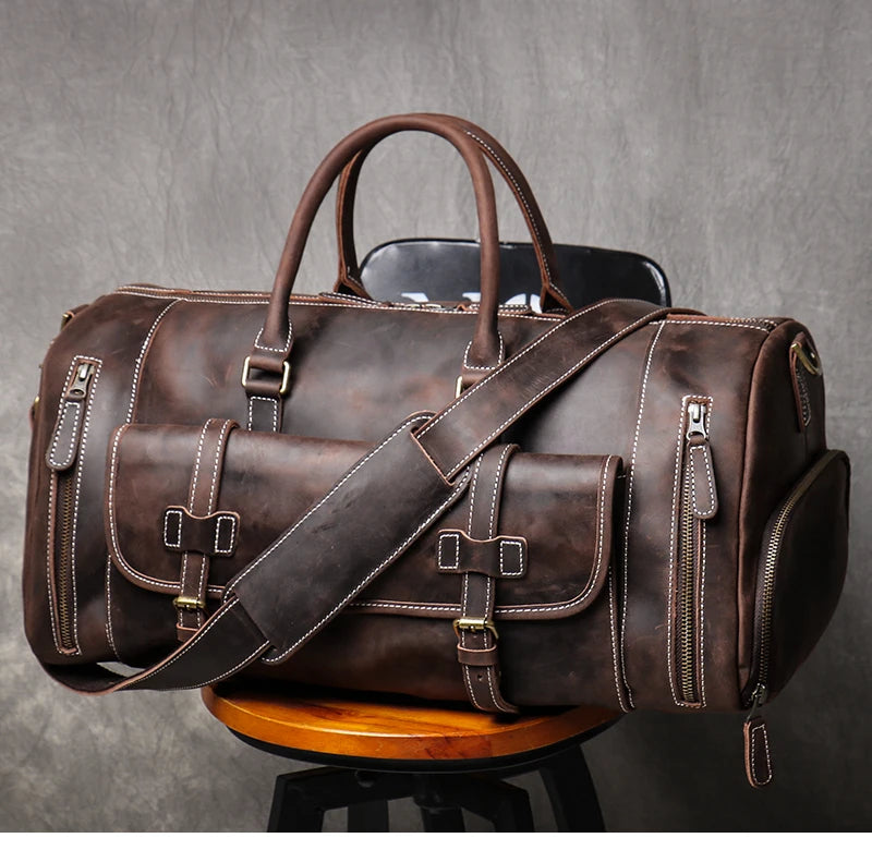 Vintage Genuine Leather Travel bag