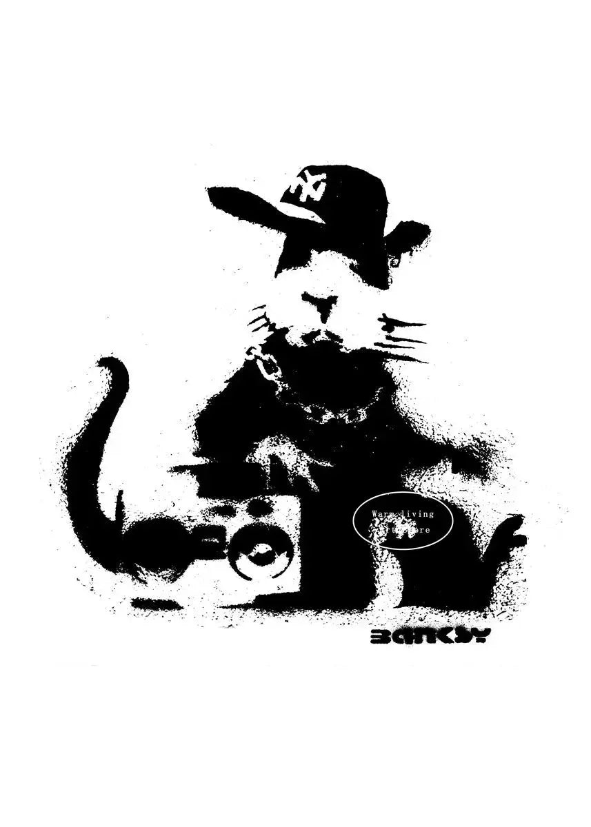 Classic Retro Wall Art Banksy