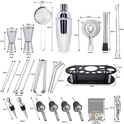 Boston Cocktail Shaker Bar Tools