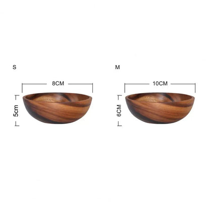 Japanese Practical Wooden Soup Bowl