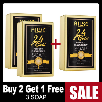 AILKE 24K Gold Flawlessly Skin Care Set