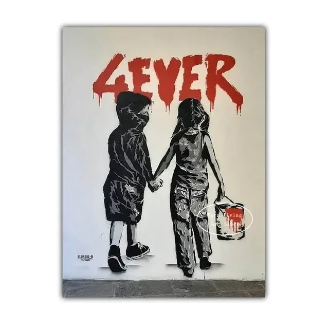 Classic Retro Wall Art Banksy