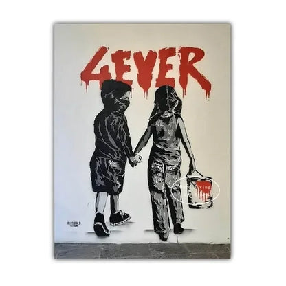 Classic Retro Wall Art Banksy