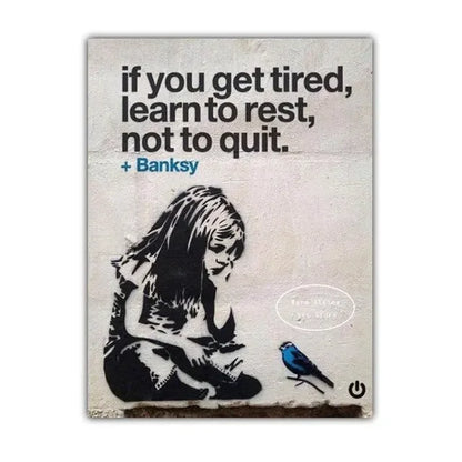Classic Retro Wall Art Banksy
