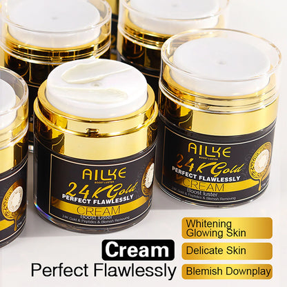 AILKE 24K Gold Flawlessly Skin Care Set