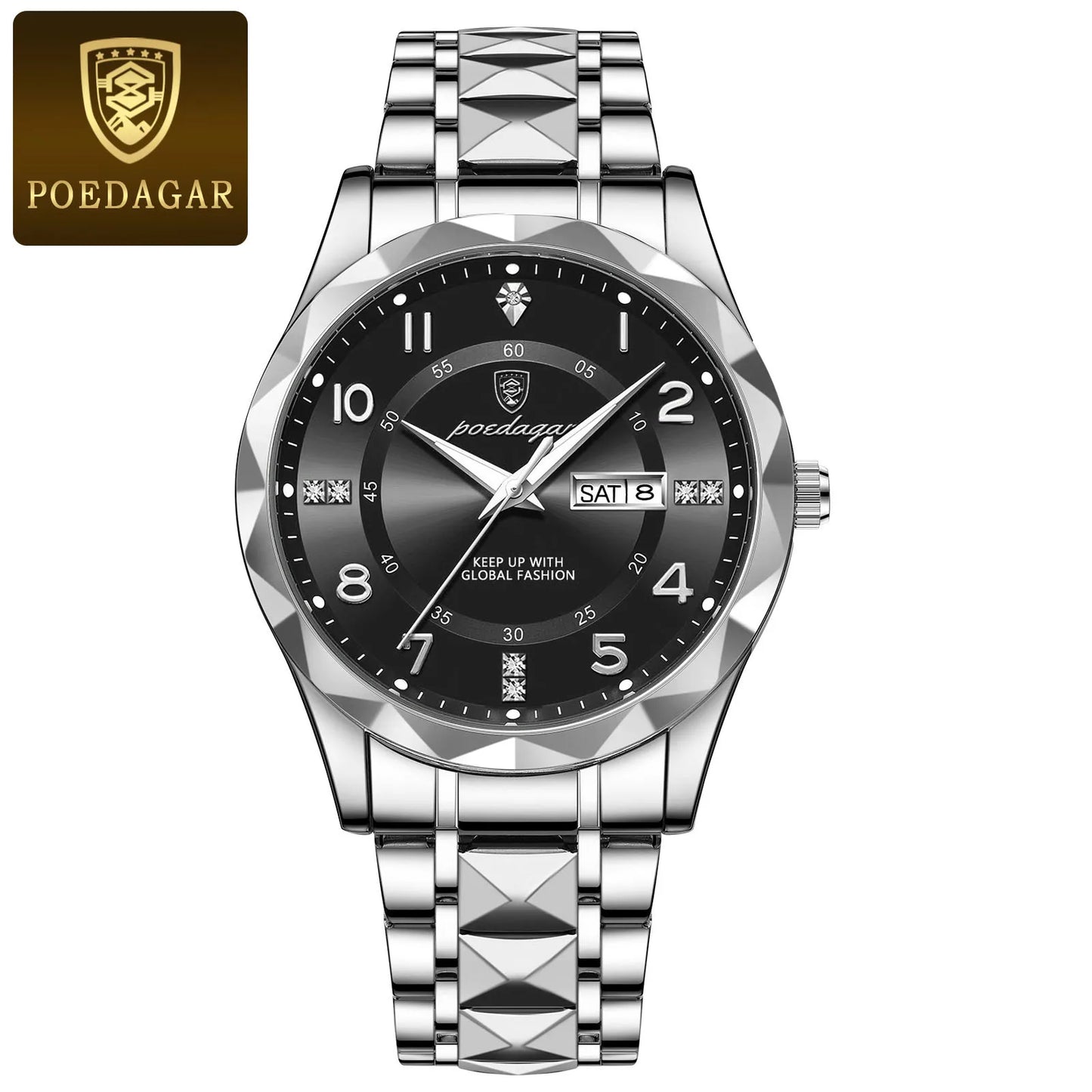 POEDAGAR Luxury Men's Wristwatch