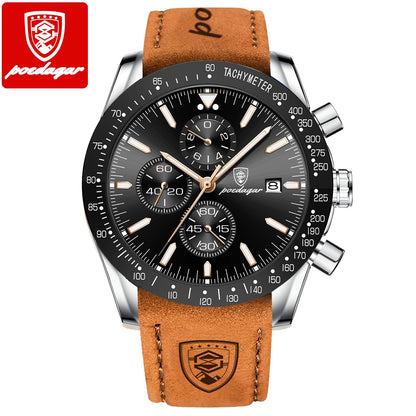 POEDAGAR Men Sport Quartz Watches