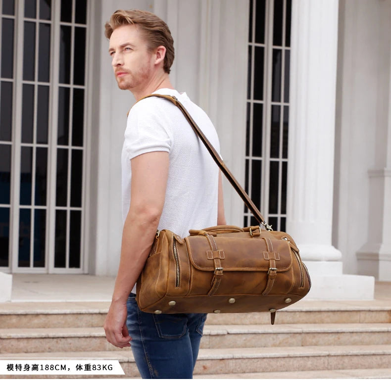 Vintage Genuine Leather Travel bag