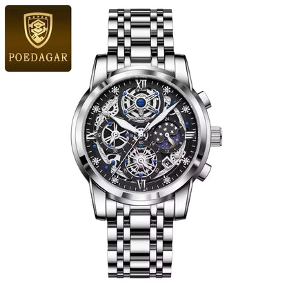 POEDAGAR Men's Reloj Watch Waterproof Luminous