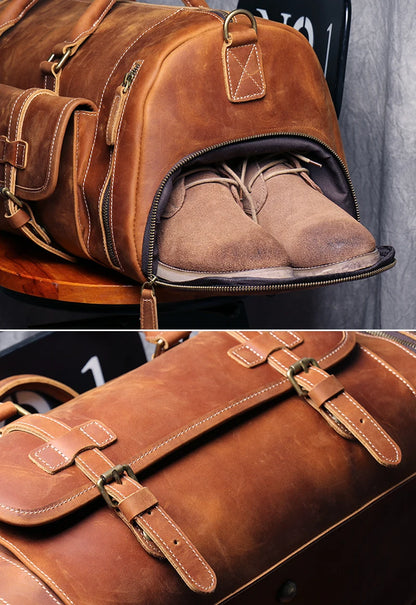 Vintage Genuine Leather Travel bag