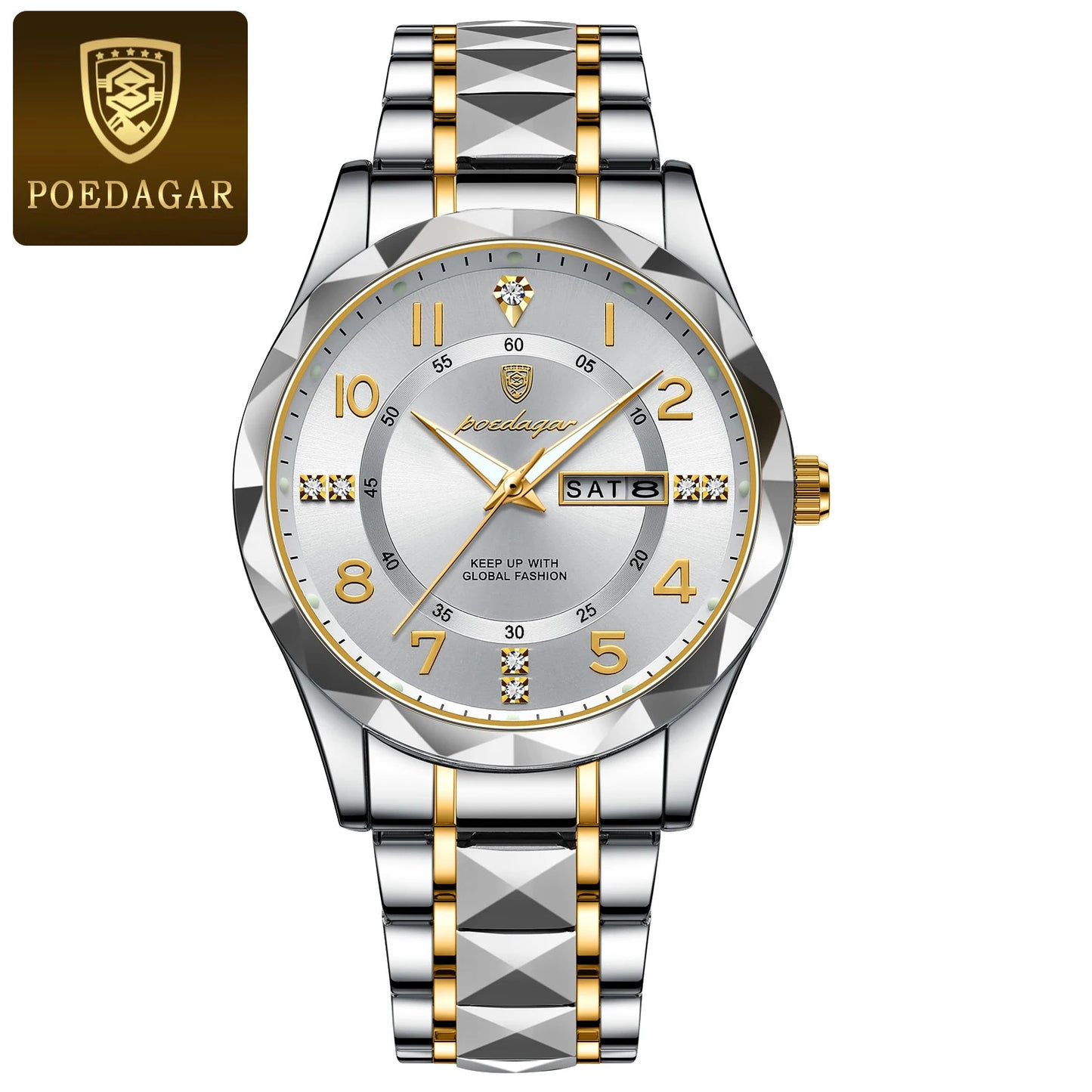 POEDAGAR Luxury Men's Wristwatch