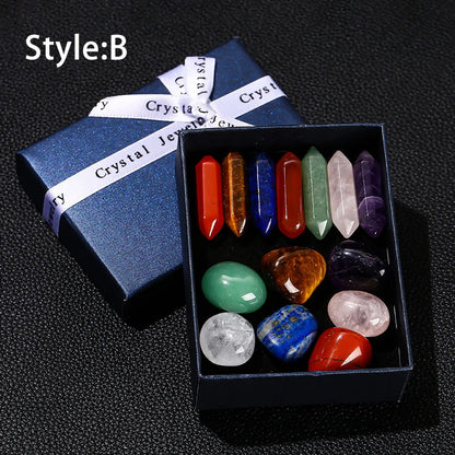 14pc Set Natural Stone