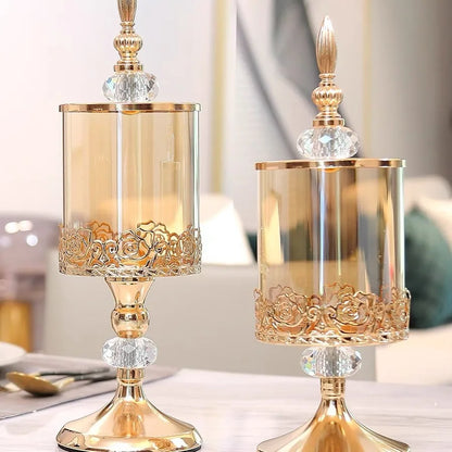 Crystal Glass Storage Jar