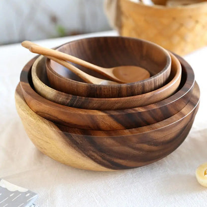 Japanese Practical Wooden Soup Bowl