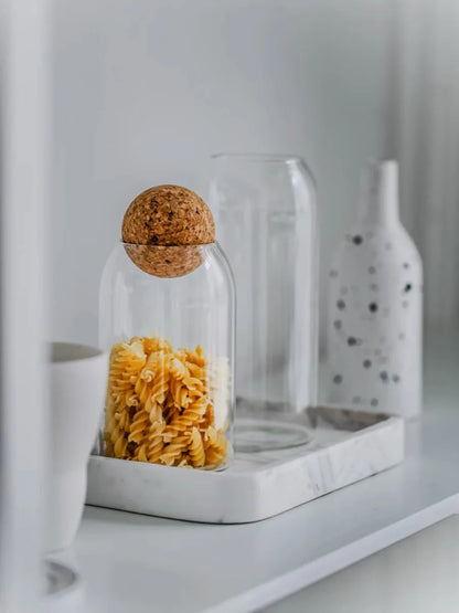 Glass Cork Stopper jar
