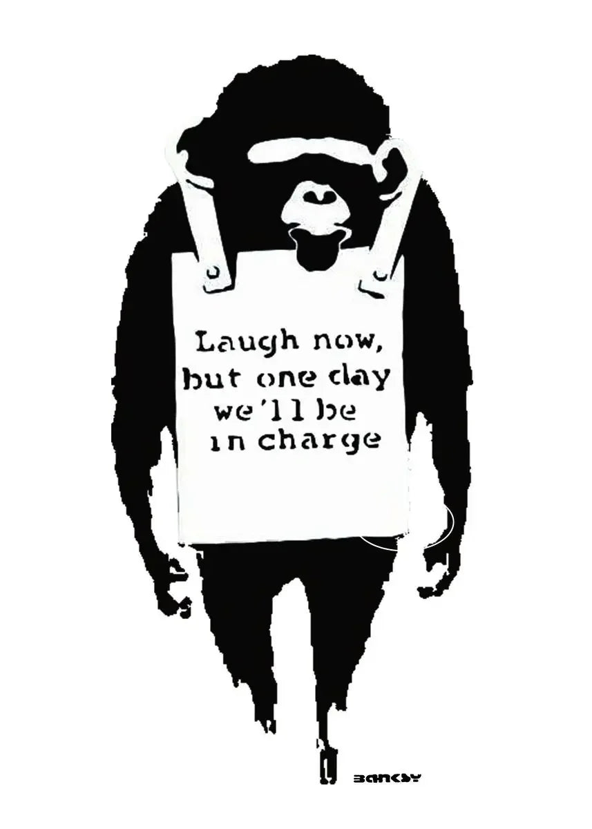 Classic Retro Wall Art Banksy