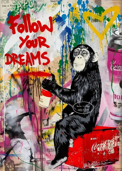 Classic Retro Wall Art Banksy