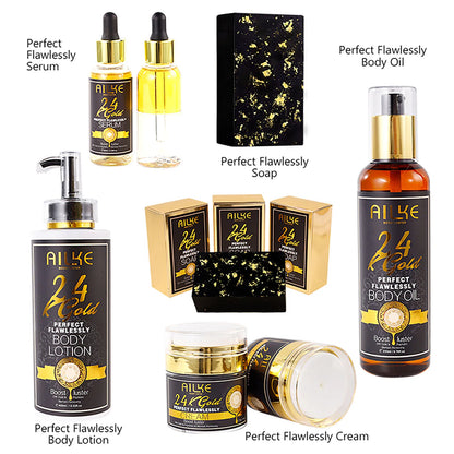 AILKE 24K Gold Flawlessly Skin Care Set