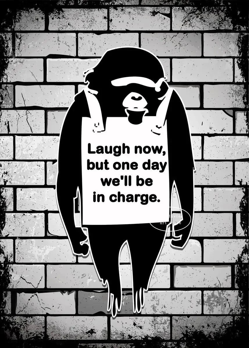 Classic Retro Wall Art Banksy