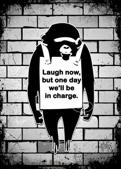 Classic Retro Wall Art Banksy