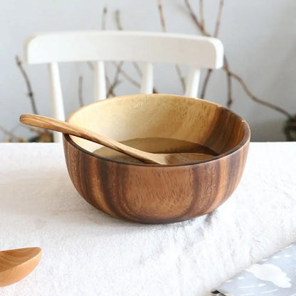 Japanese Practical Wooden Soup Bowl
