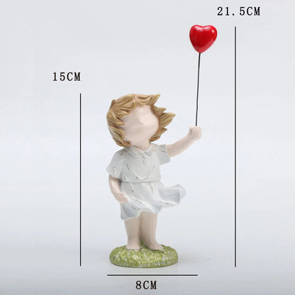 Banksy Heart Balloon And Flying Girl