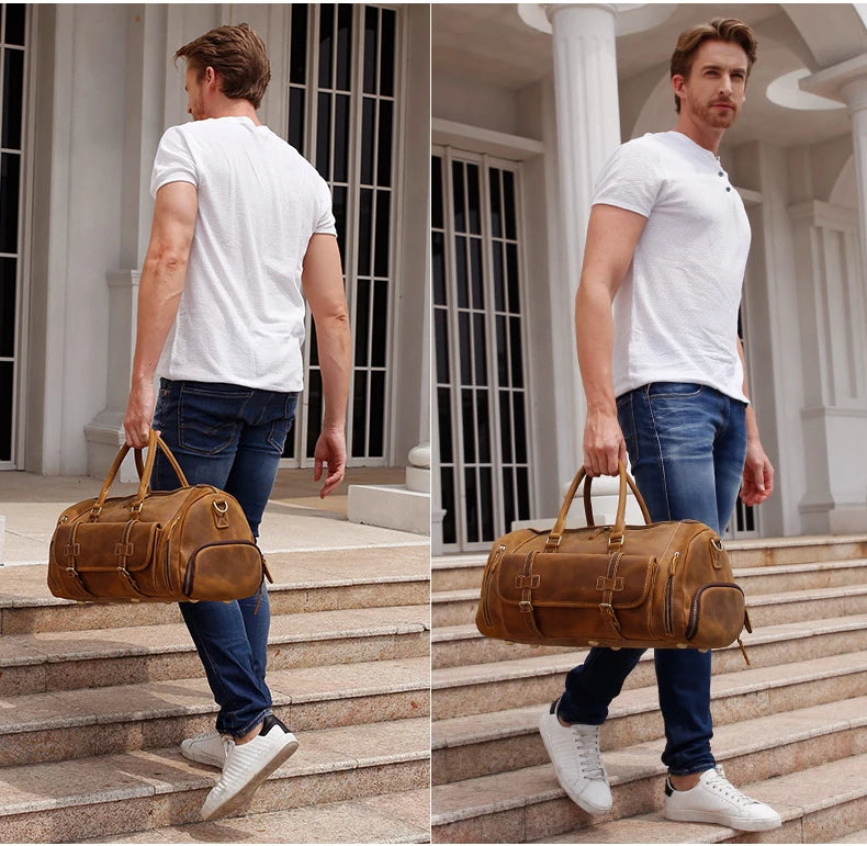 Vintage Genuine Leather Travel bag