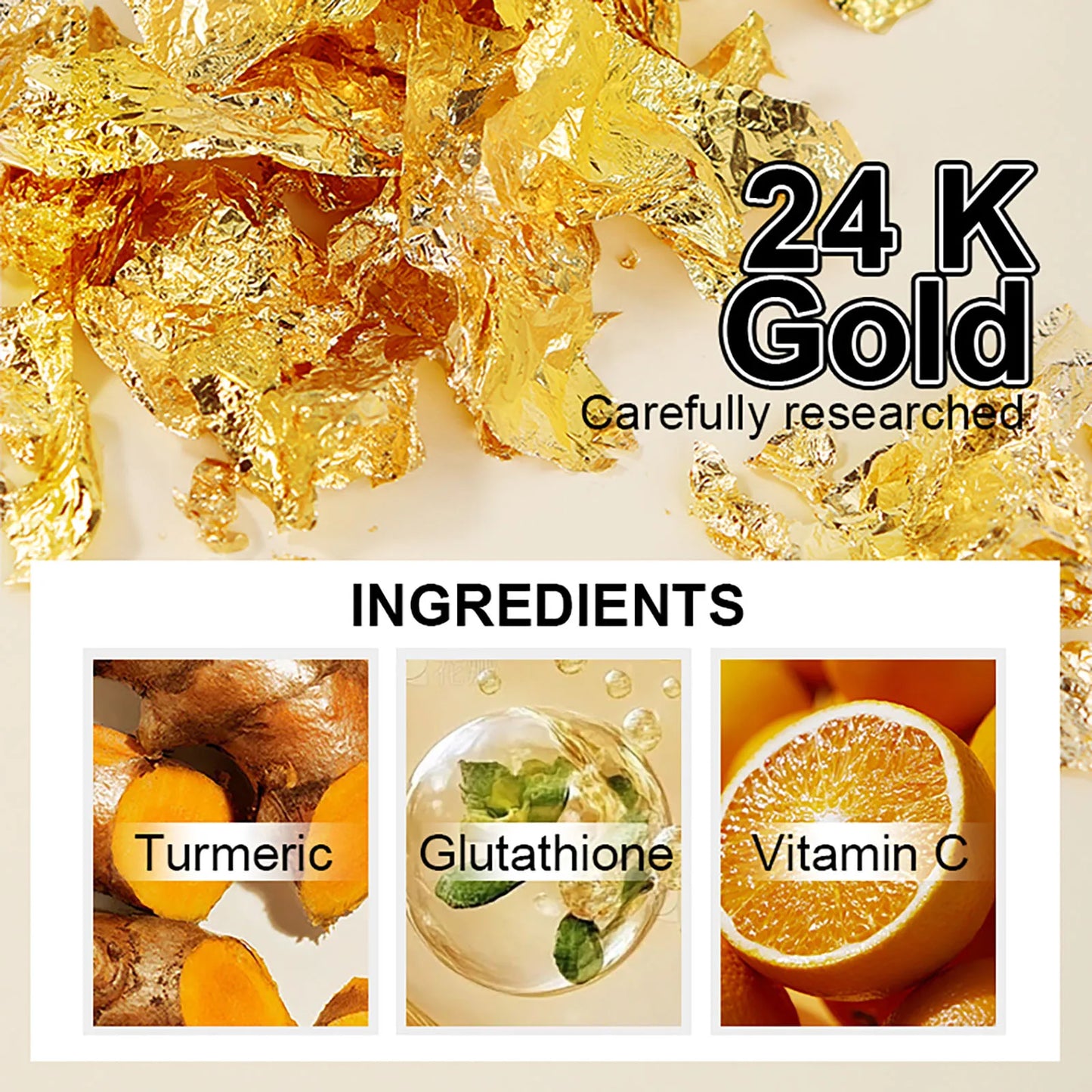 AILKE 24K Gold Flawlessly Skin Care Set