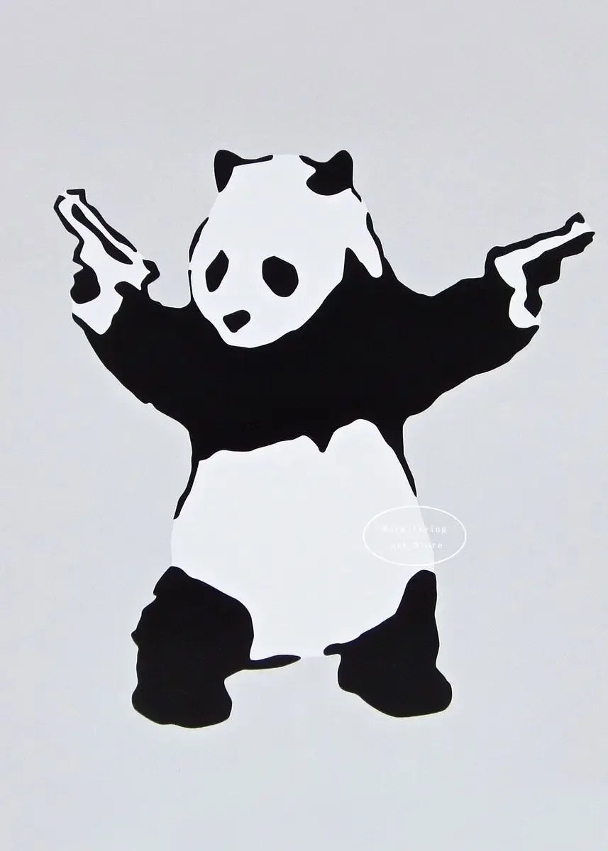Classic Retro Wall Art Banksy