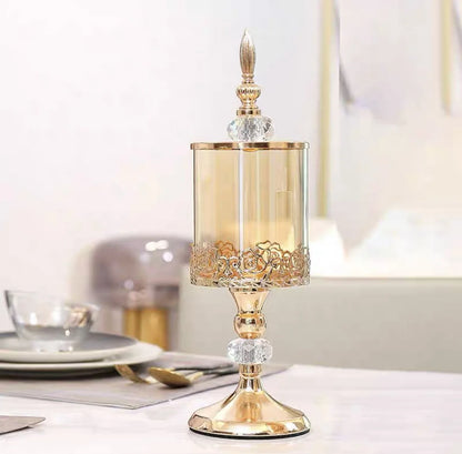 Crystal Glass Storage Jar