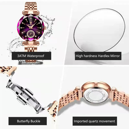 POEDAGAR Watch for Women Rose Gold