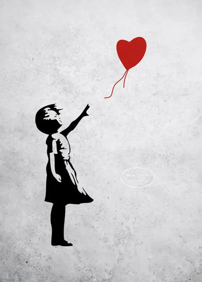 Classic Retro Wall Art Banksy