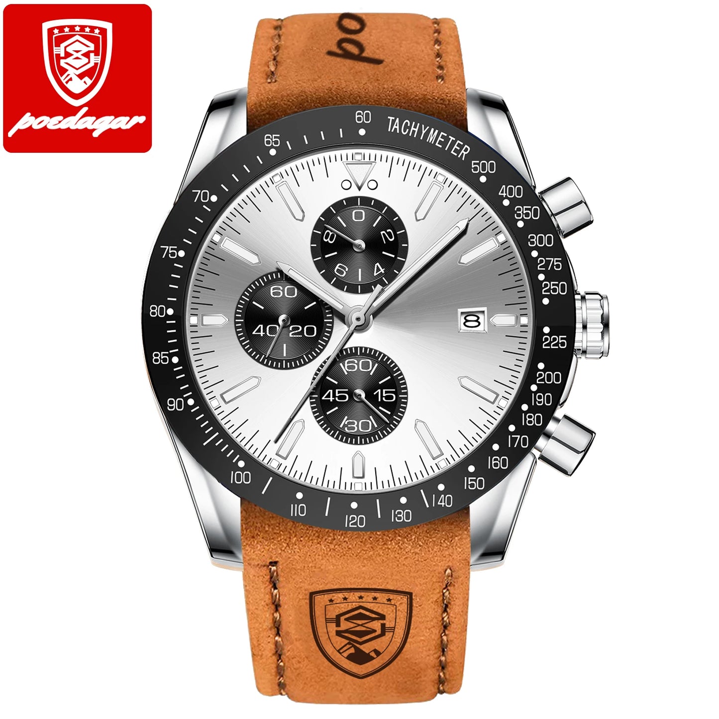 POEDAGAR Men Sport Quartz Watches