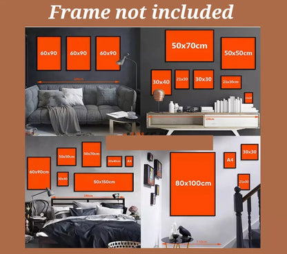 Bansky Dream Big Dreams Graffiti Canvas Painting